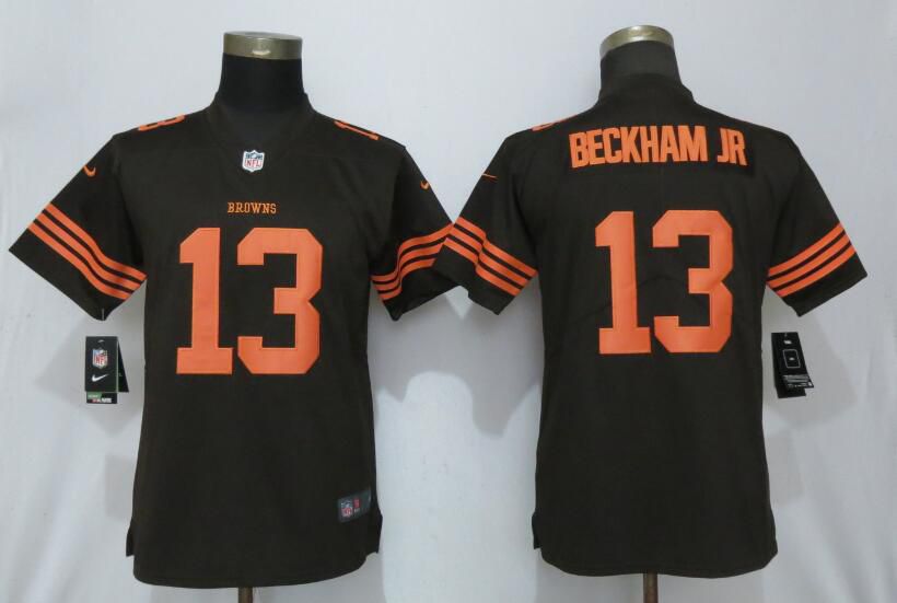 Women Cleveland Browns #13 Beckham jr Pick Nike Vapor Untouchable Player NFL Jerseys->san francisco 49ers->NFL Jersey